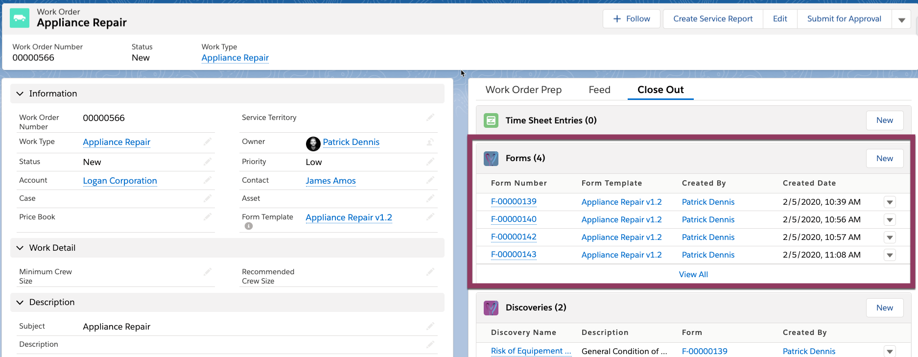 View Completed Forms in Salesforce – Youreka Knowledge Base