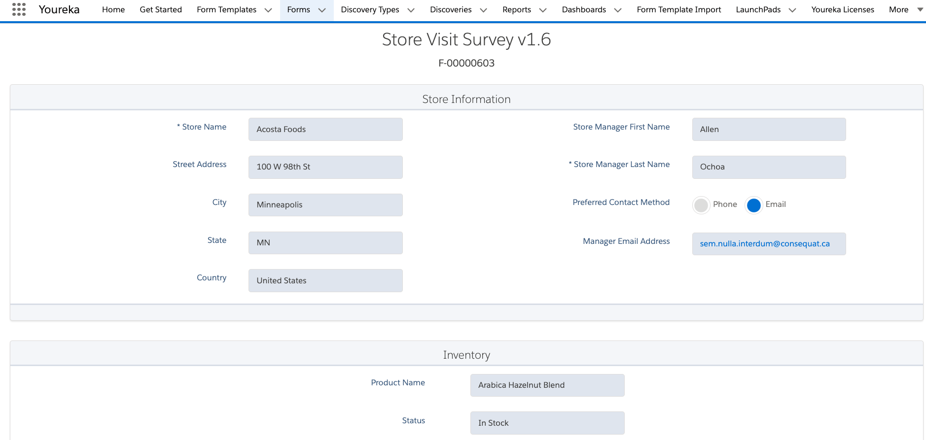 salesforce-example-form-veloce-gambaran